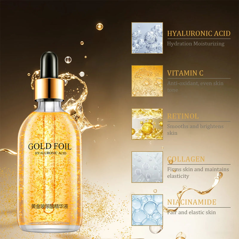 Gold Hyaluronic Acid Nicotinamide I Facial Serum