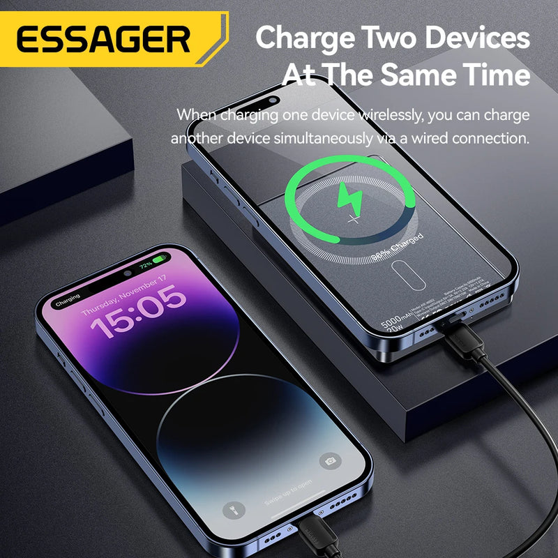 Fast Charging Portable External Battery for iPhone 15 14 13 12