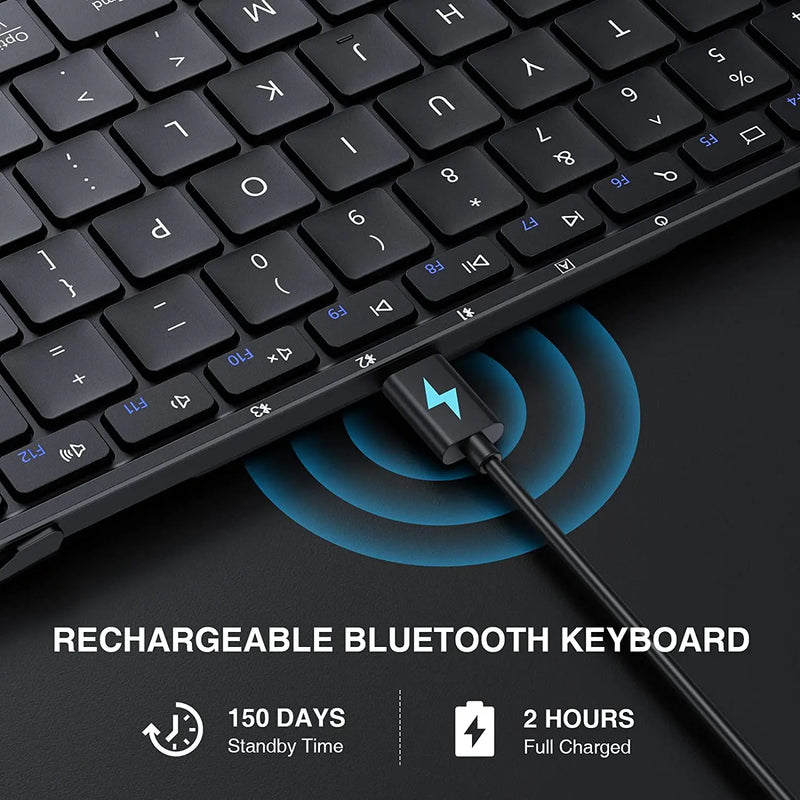 Foldable keyboards with numeric keypad