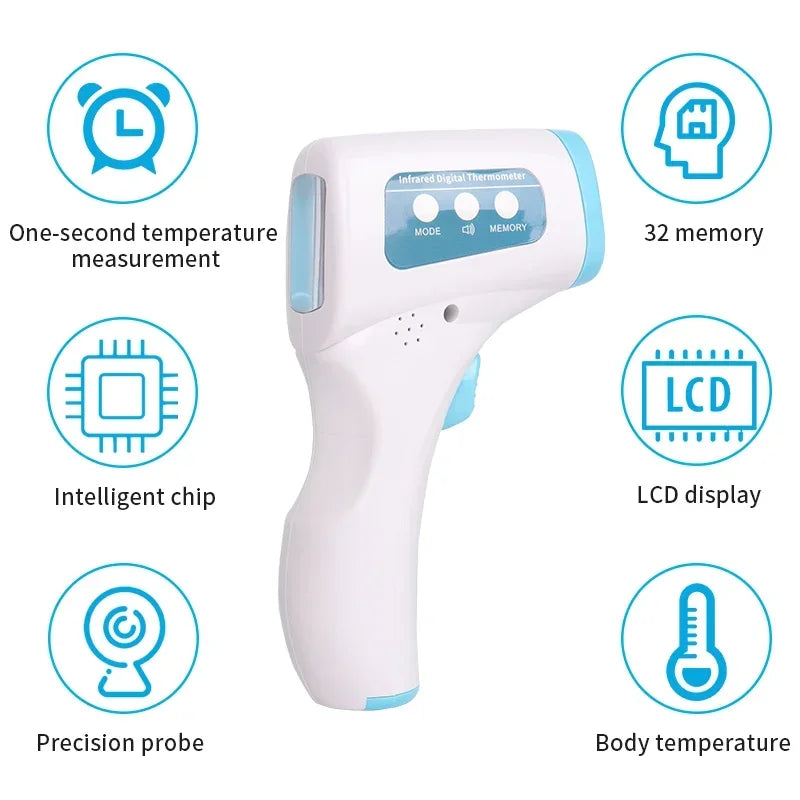 Digital infrared forehead thermometer